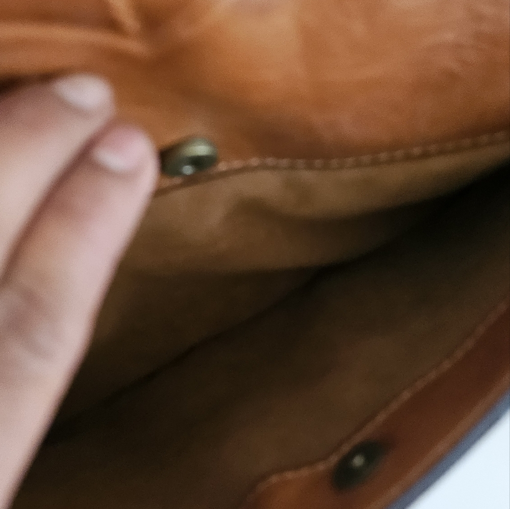 Patricia Nash Tooled Leather Sarola Crossbody Burnt Coral Bag Purse Western - Picture 6 of 12